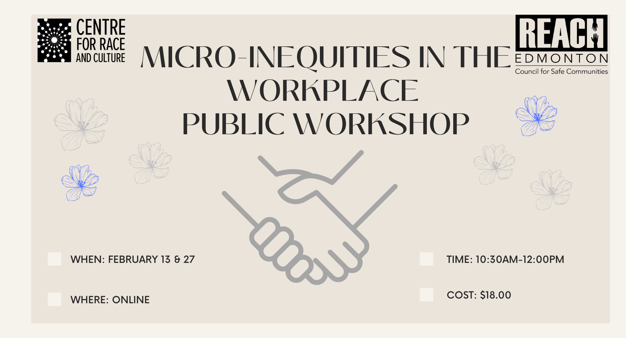 Micro-Inequities workshop poster