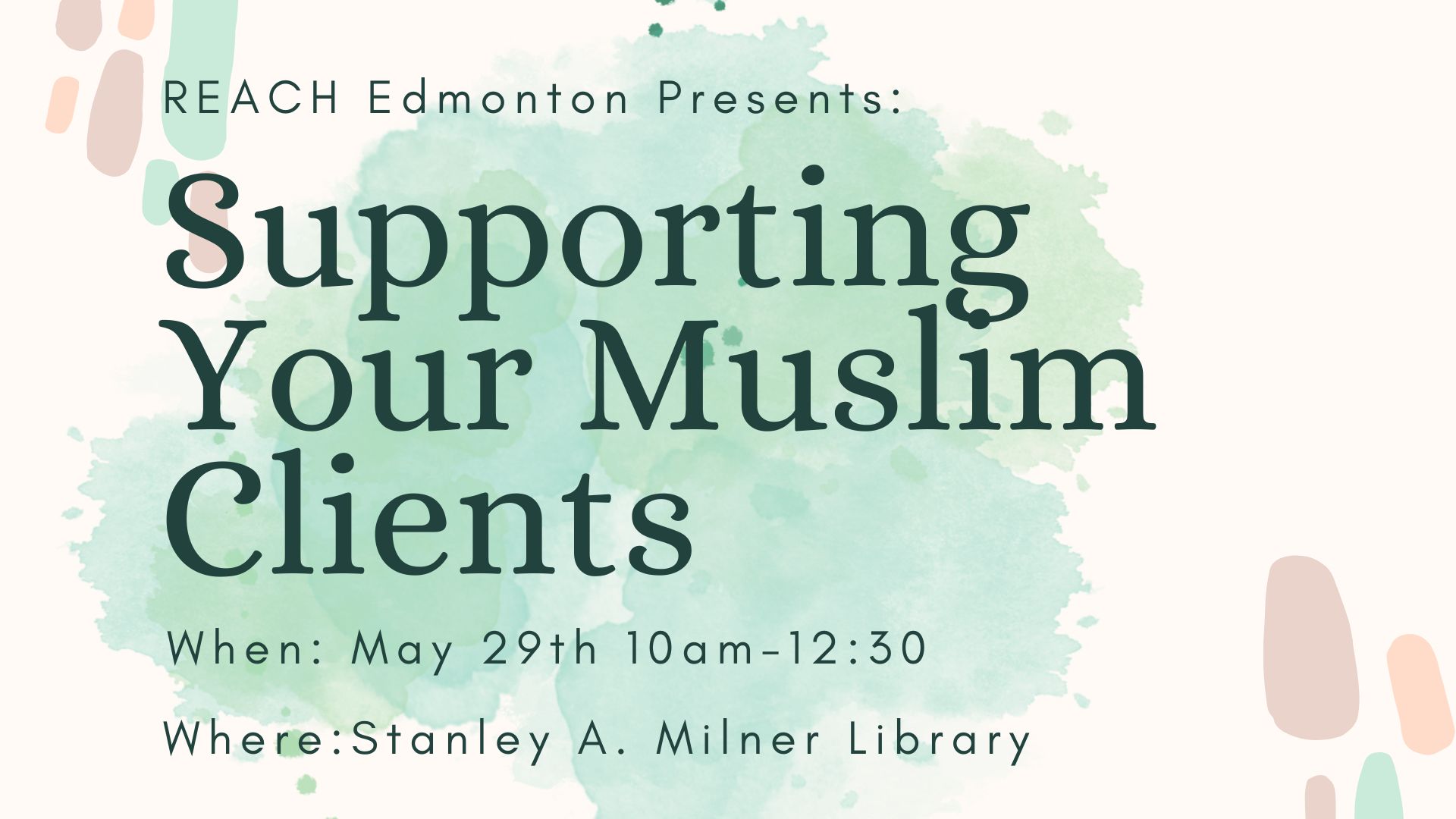 Supporting your Muslim clients